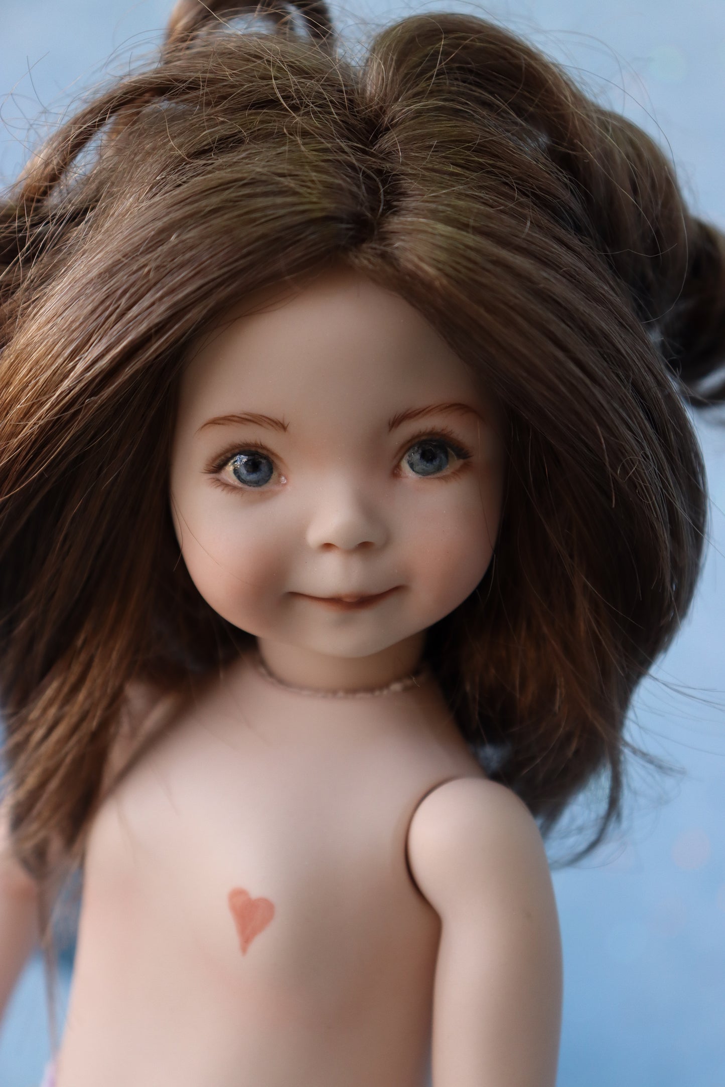 Jenny II  - OOAK - 11" Porcelain Doll - from Dianna Effner mold - MAFD