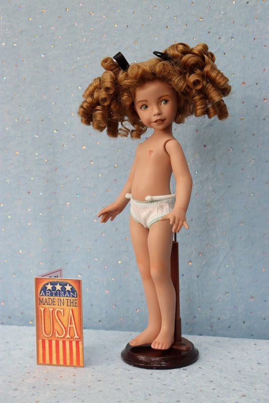 Joanna - OOAK - 12" Porcelain Doll - from Dianna Effner mold - MAFD