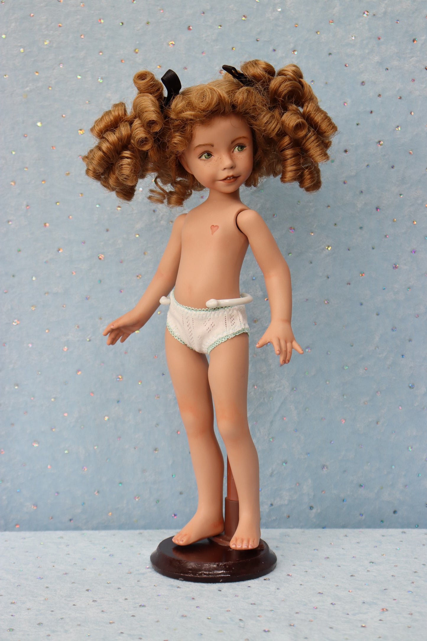 Joanna - OOAK - 12" Porcelain Doll - from Dianna Effner mold - MAFD