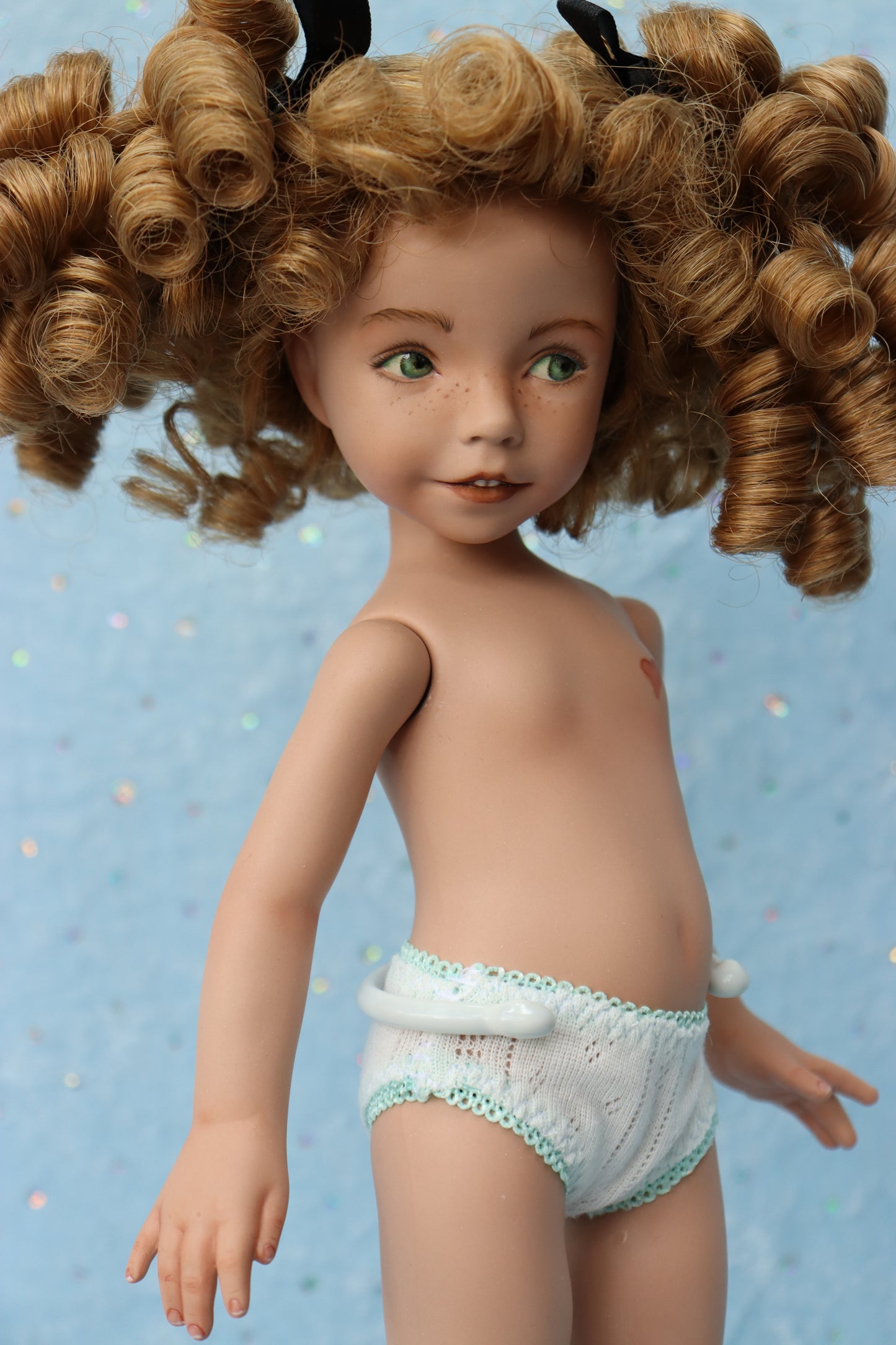 Joanna - OOAK - 12" Porcelain Doll - from Dianna Effner mold - MAFD