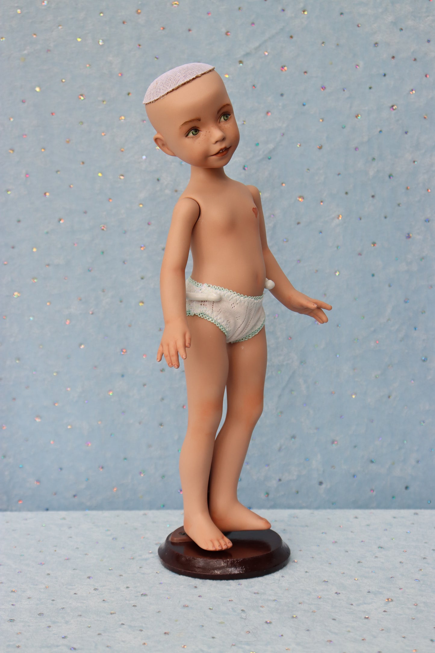 Joanna - OOAK - 12" Porcelain Doll - from Dianna Effner mold - MAFD