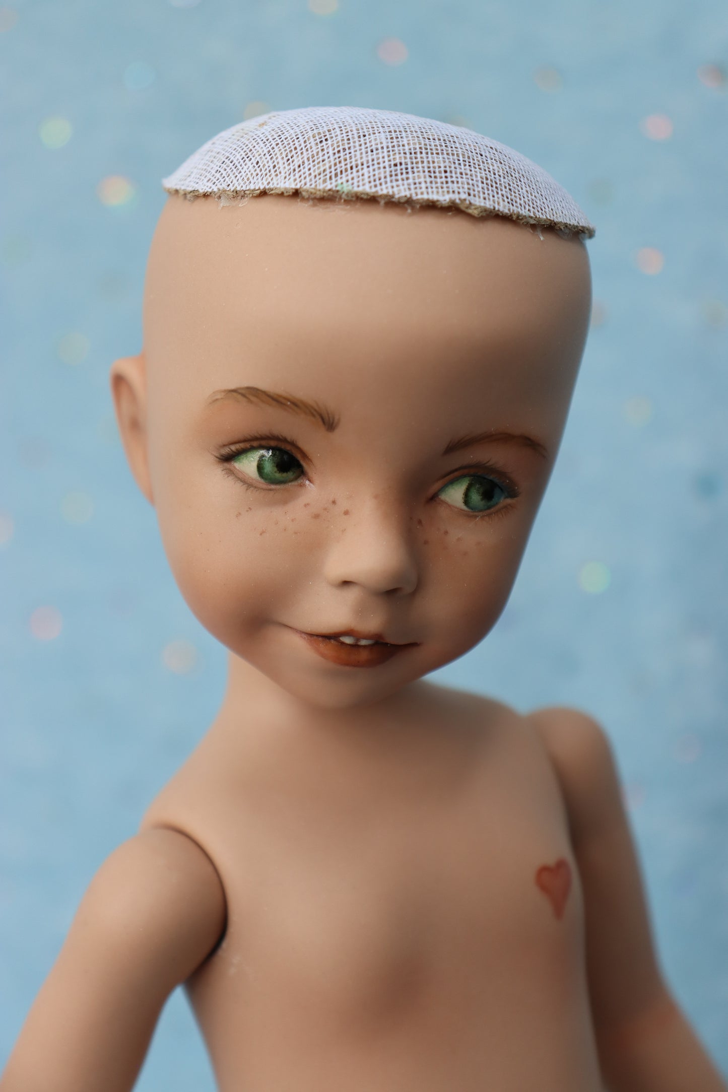 Joanna - OOAK - 12" Porcelain Doll - from Dianna Effner mold - MAFD