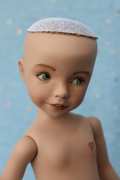Joanna - OOAK - 12" Porcelain Doll - from Dianna Effner mold - MAFD