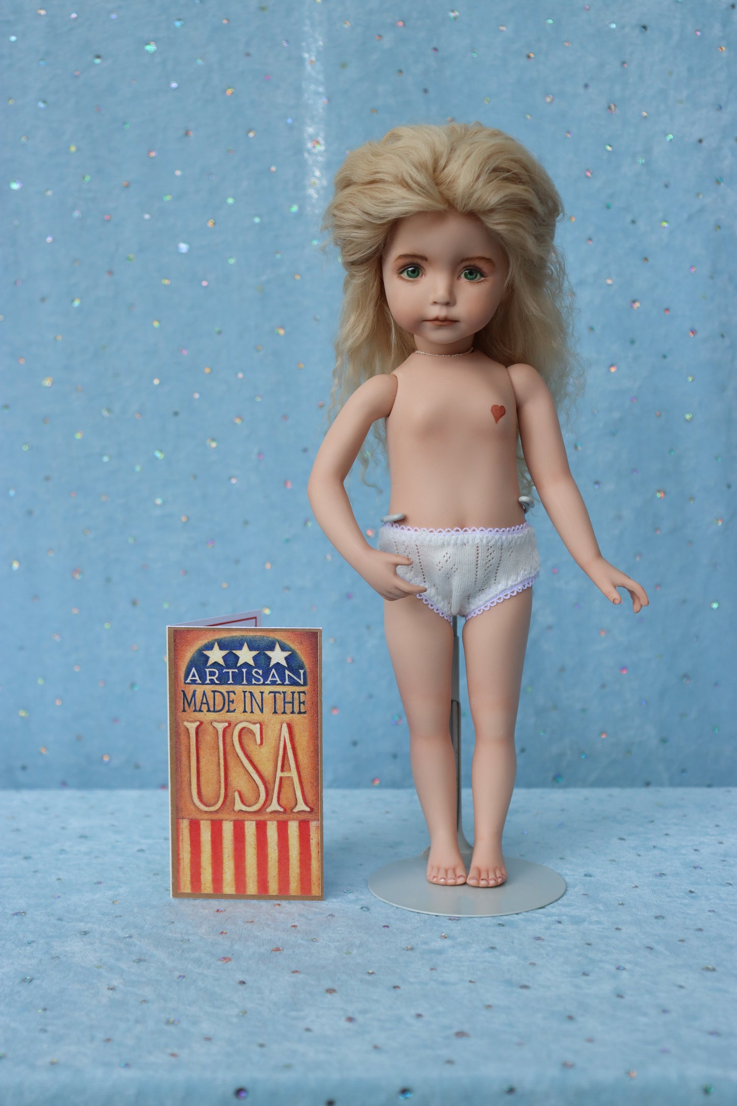 Kayla - OOAK - 11" Porcelain Doll - from Dianna Effner mold - MAFD