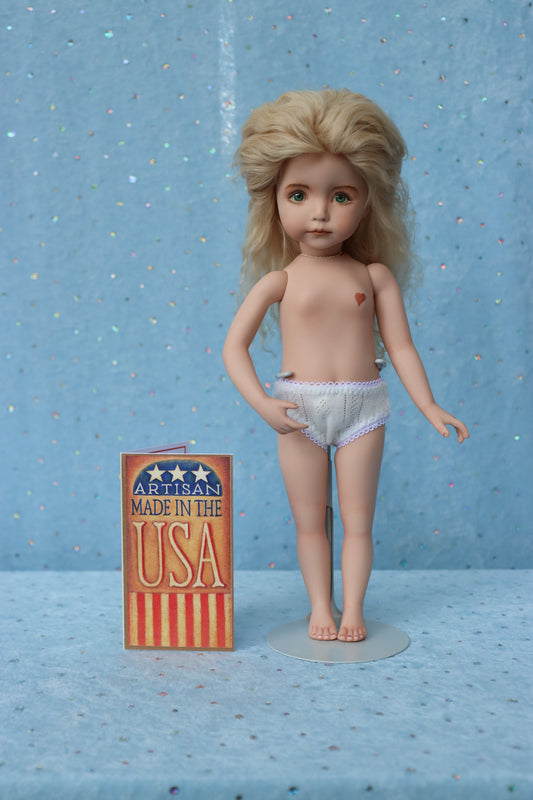 Kayla - OOAK - 11" Porcelain Doll - from Dianna Effner mold - MAFD
