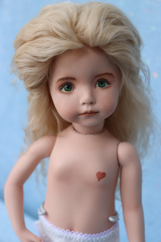 Kayla - OOAK - 11" Porcelain Doll - from Dianna Effner mold - MAFD