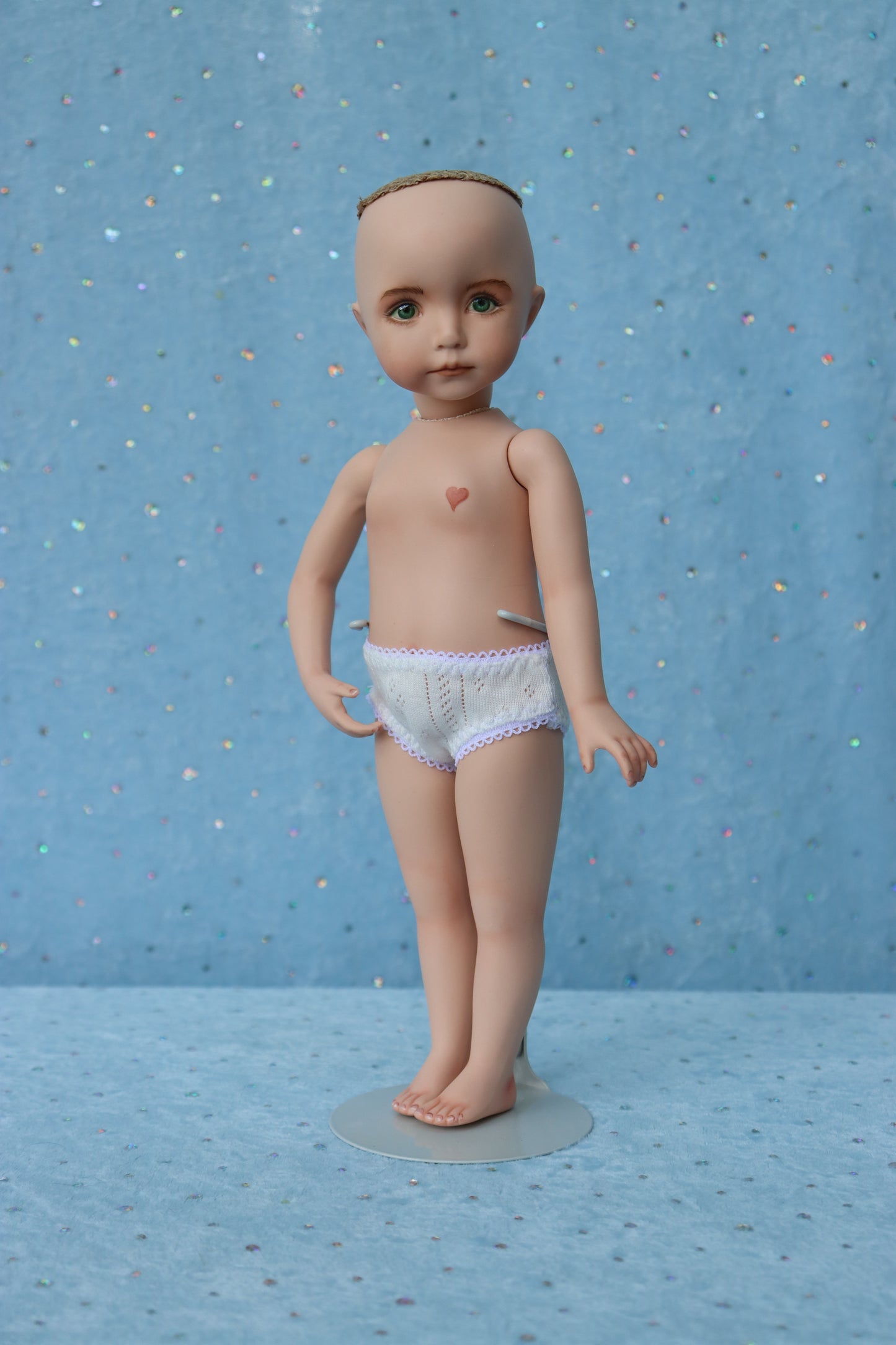 Kayla - OOAK - 11" Porcelain Doll - from Dianna Effner mold - MAFD
