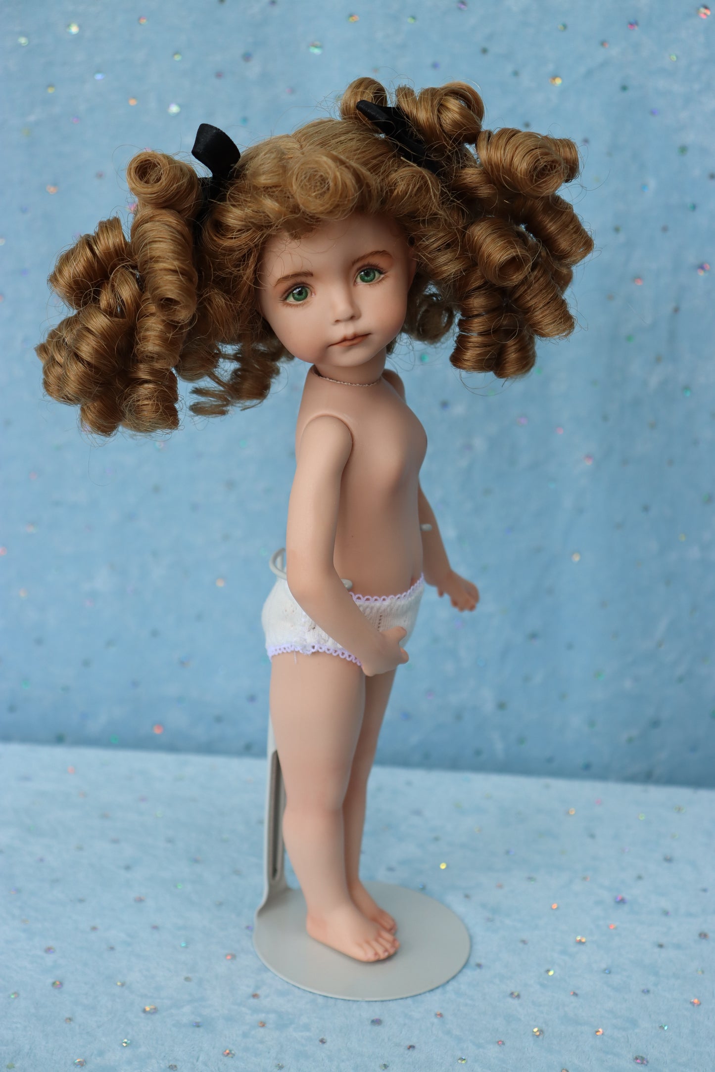 Kayla - OOAK - 11" Porcelain Doll - from Dianna Effner mold - MAFD