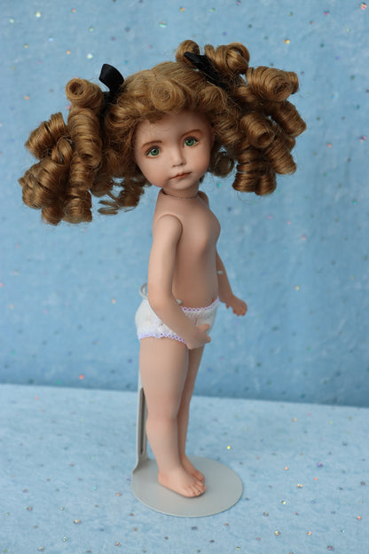Kayla - OOAK - 11" Porcelain Doll - from Dianna Effner mold - MAFD