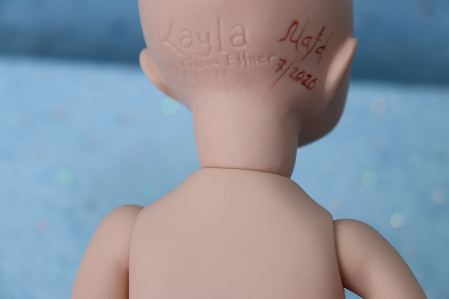Kayla - OOAK - 11" Porcelain Doll - from Dianna Effner mold - MAFD