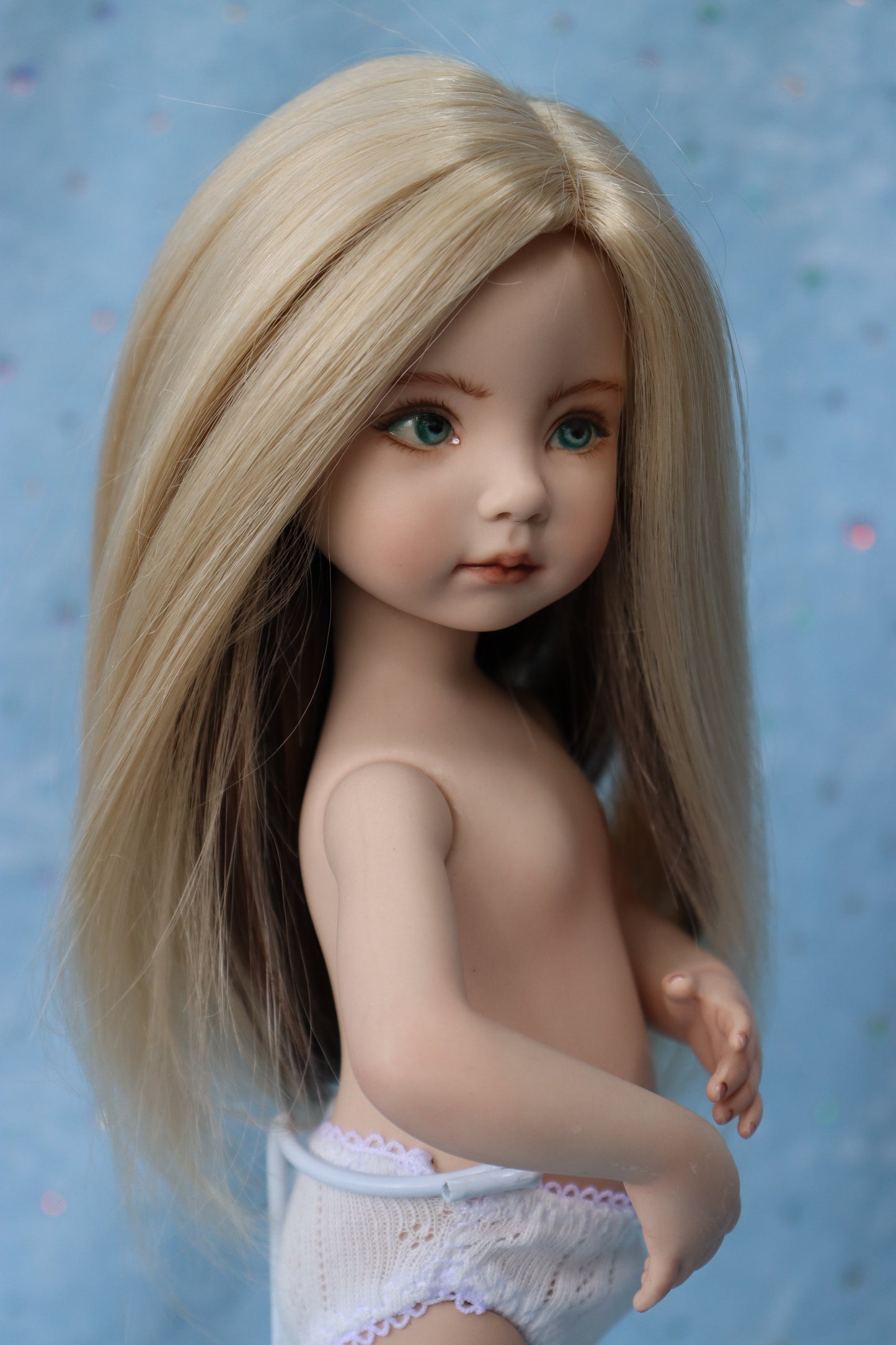 Little Darling 1 - OOAK - 11" Porcelain Doll - from Dianna Effner mold - MAFD