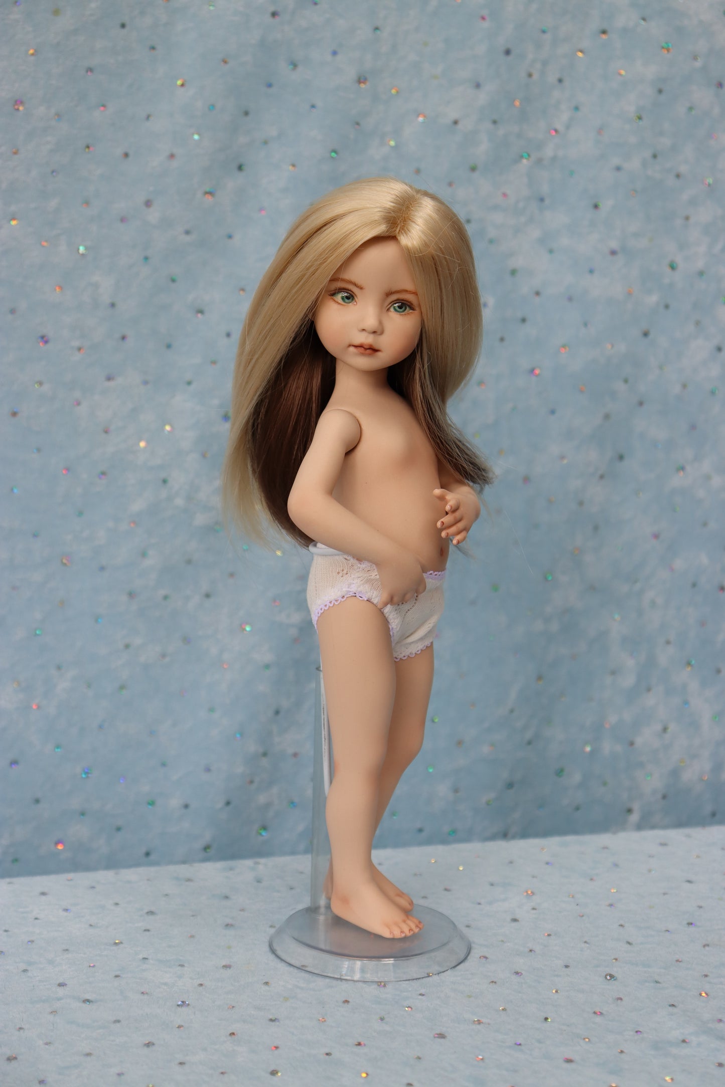 Little Darling 1 - OOAK - 11" Porcelain Doll - from Dianna Effner mold - MAFD