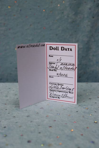 Little Darling 1 - OOAK - 11" Porcelain Doll - from Dianna Effner mold - MAFD
