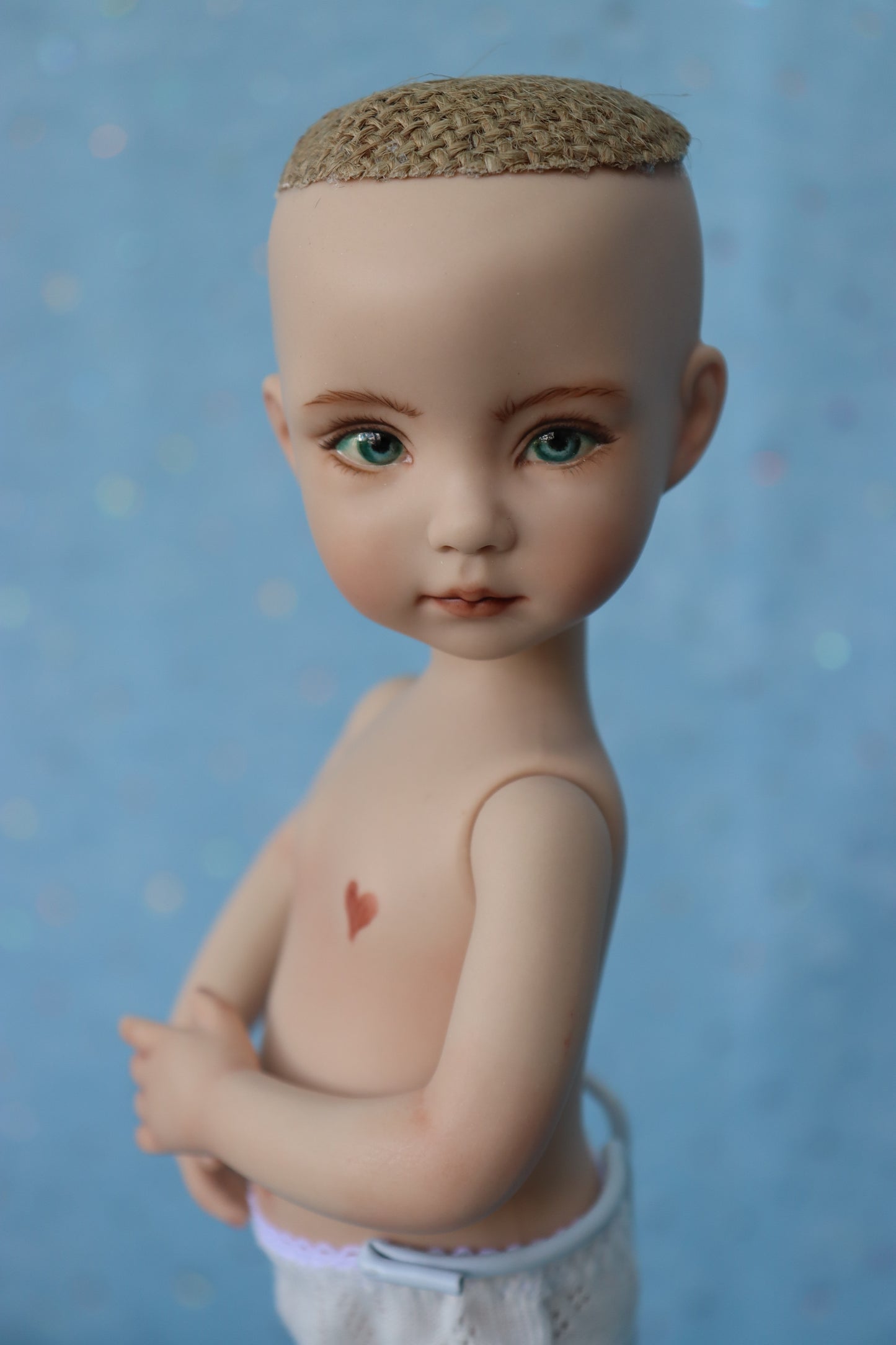 Little Darling 1 - OOAK - 11" Porcelain Doll - from Dianna Effner mold - MAFD