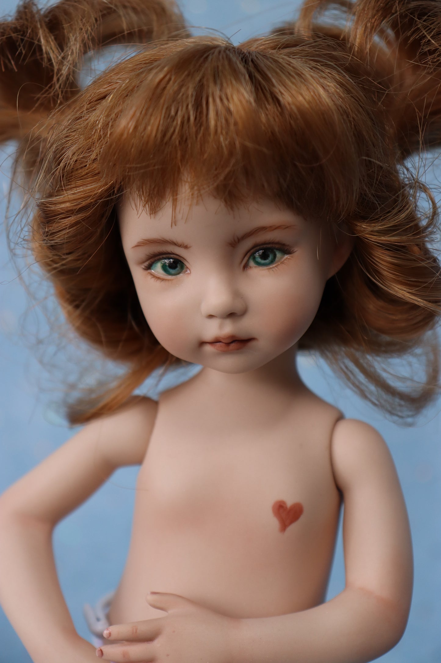 Little Darling 1 - OOAK - 11" Porcelain Doll - from Dianna Effner mold - MAFD