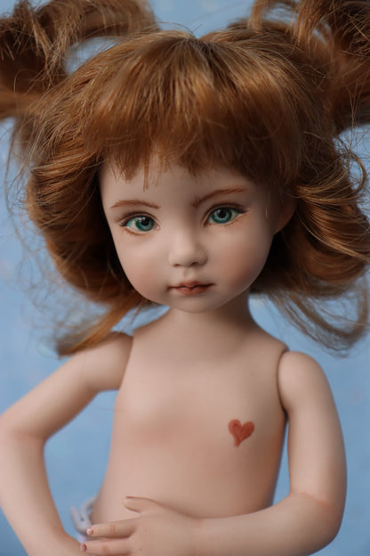 Little Darling 1 - OOAK - 11" Porcelain Doll - from Dianna Effner mold - MAFD