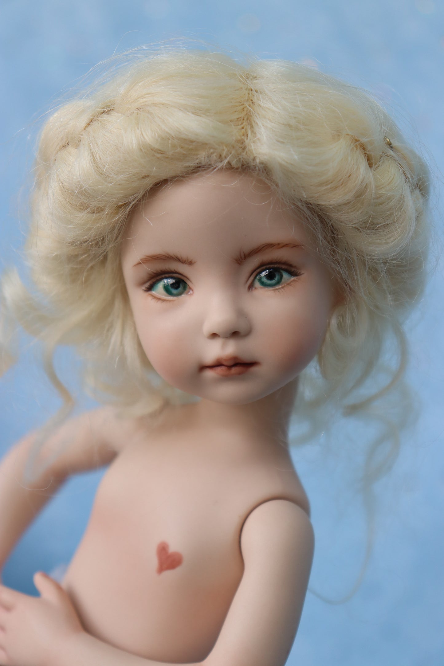 Little Darling 1 - OOAK - 11" Porcelain Doll - from Dianna Effner mold - MAFD