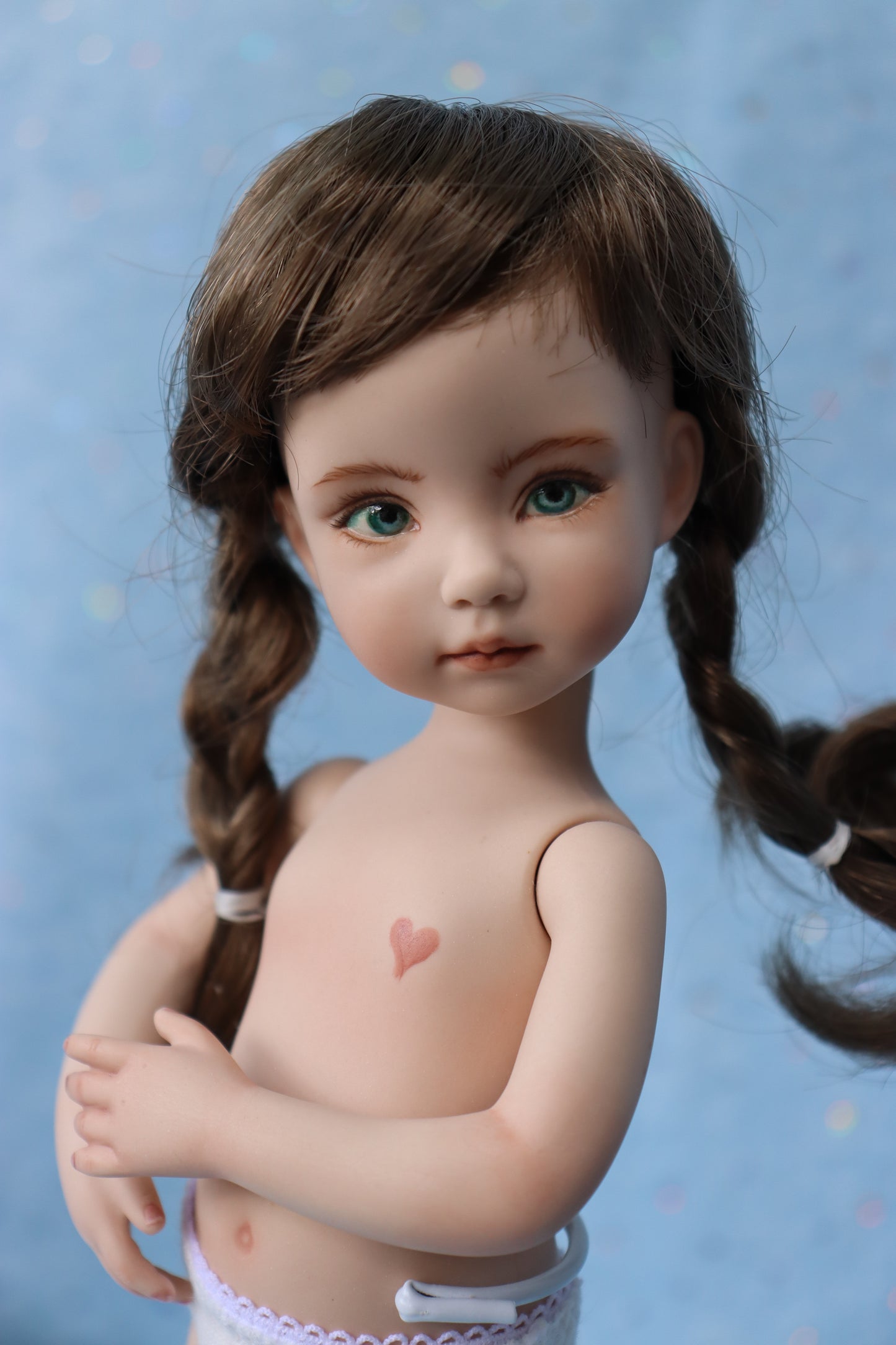 Little Darling 1 - OOAK - 11" Porcelain Doll - from Dianna Effner mold - MAFD