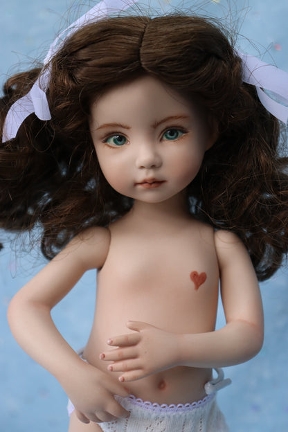 Little Darling 1 - OOAK - 11" Porcelain Doll - from Dianna Effner mold - MAFD