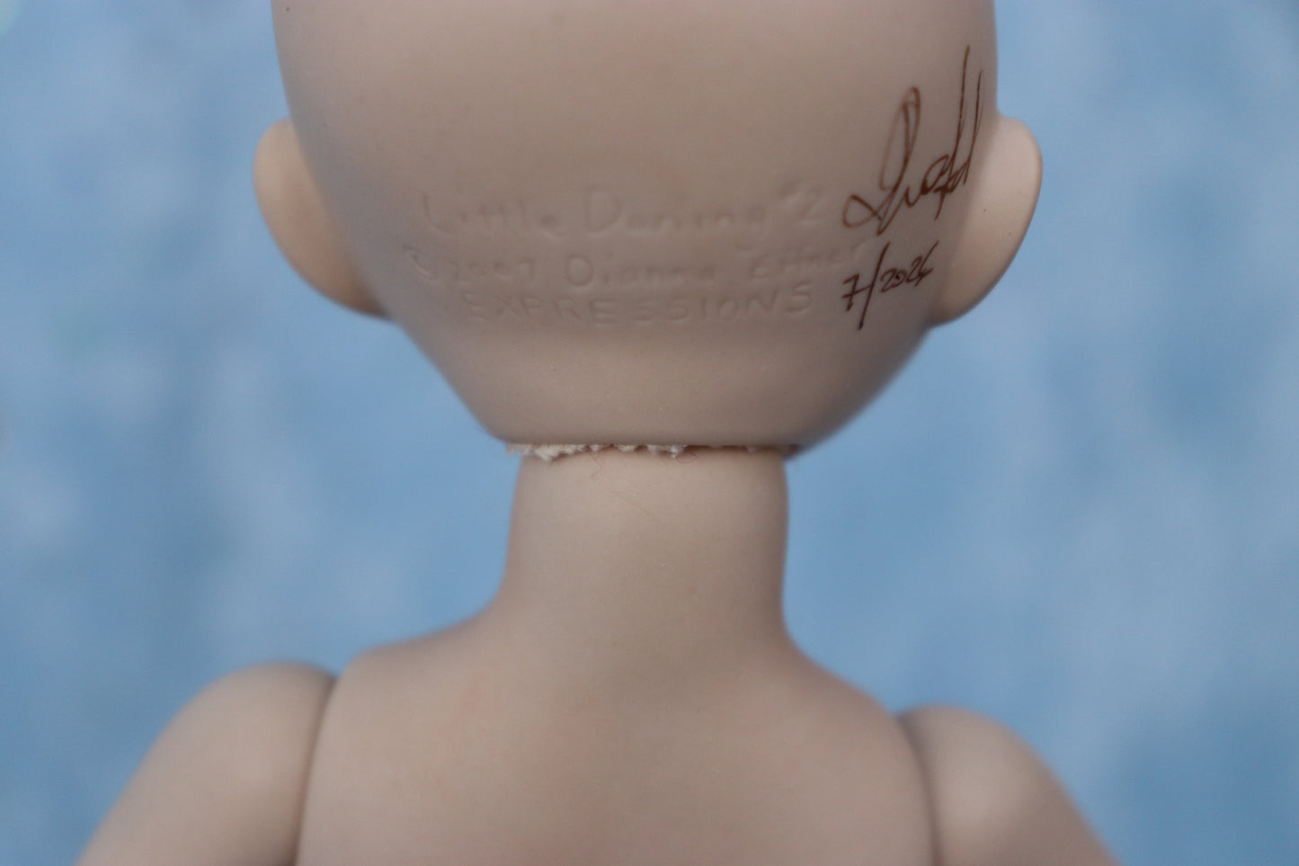Little Darling 2 - OOAK - 11" Porcelain Doll - from Dianna Effner mold - MAFD