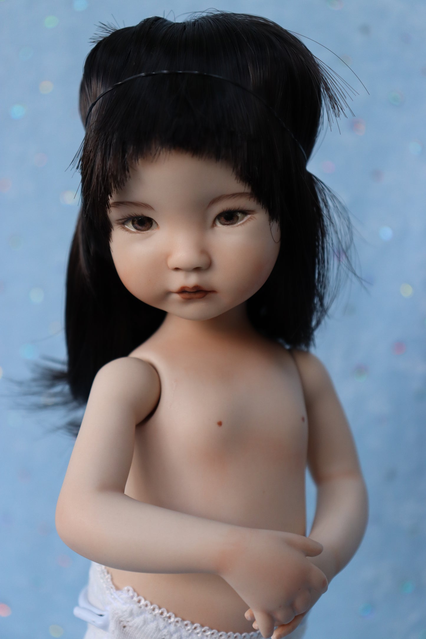 Little Darling 2 - OOAK - 11" Porcelain Doll - from Dianna Effner mold - MAFD