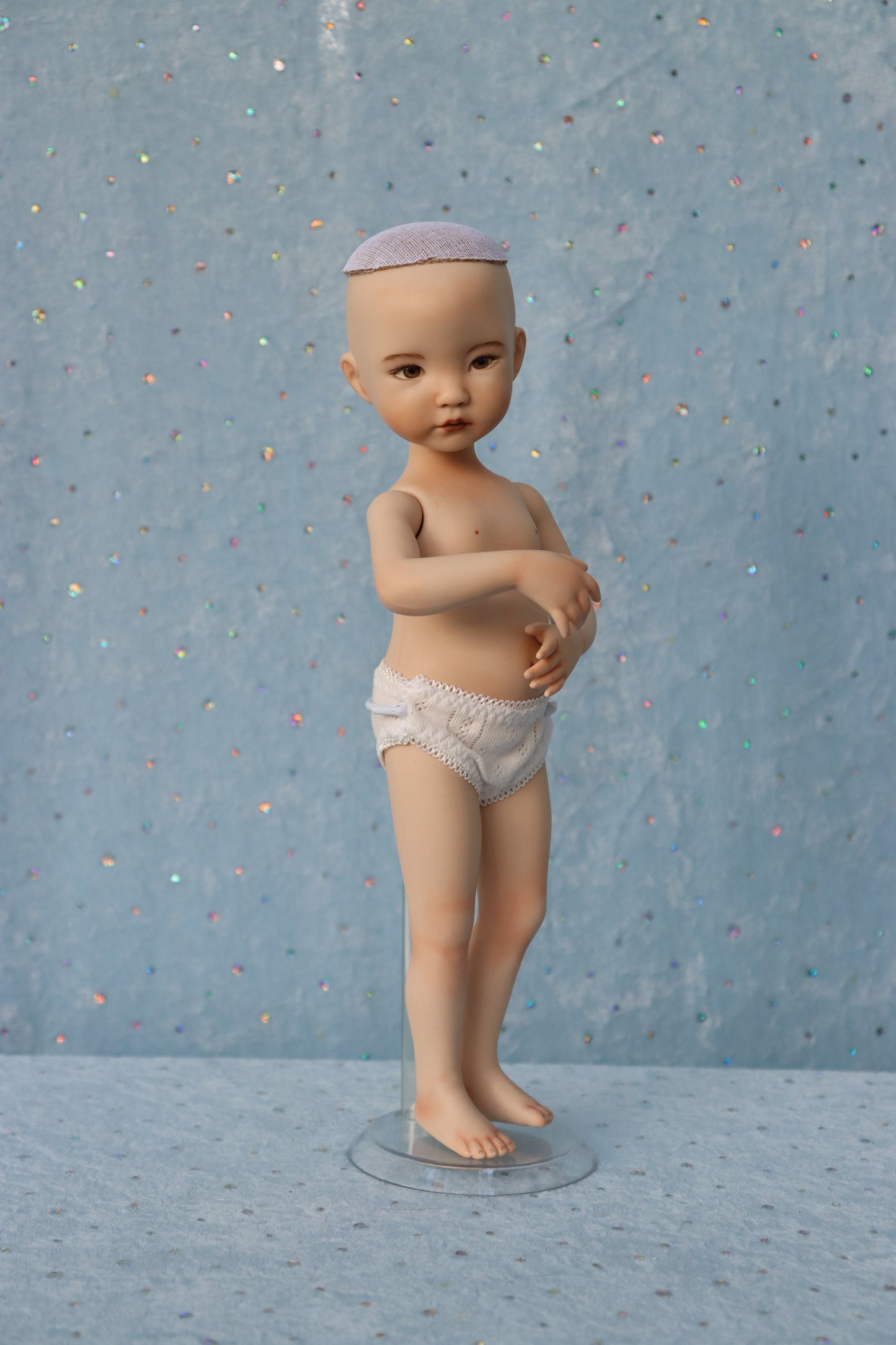 Little Darling 2 - OOAK - 11" Porcelain Doll - from Dianna Effner mold - MAFD