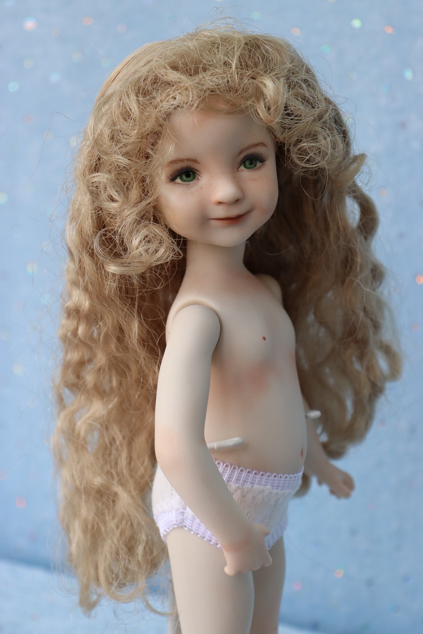 Little Darling 3 - OOAK - 11" Porcelain Doll - from Dianna Effner mold - MAFD