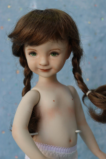 Little Darling 3 - OOAK - 11" Porcelain Doll - from Dianna Effner mold - MAFD