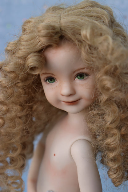 Little Darling 3 - OOAK - 11" Porcelain Doll - from Dianna Effner mold - MAFD