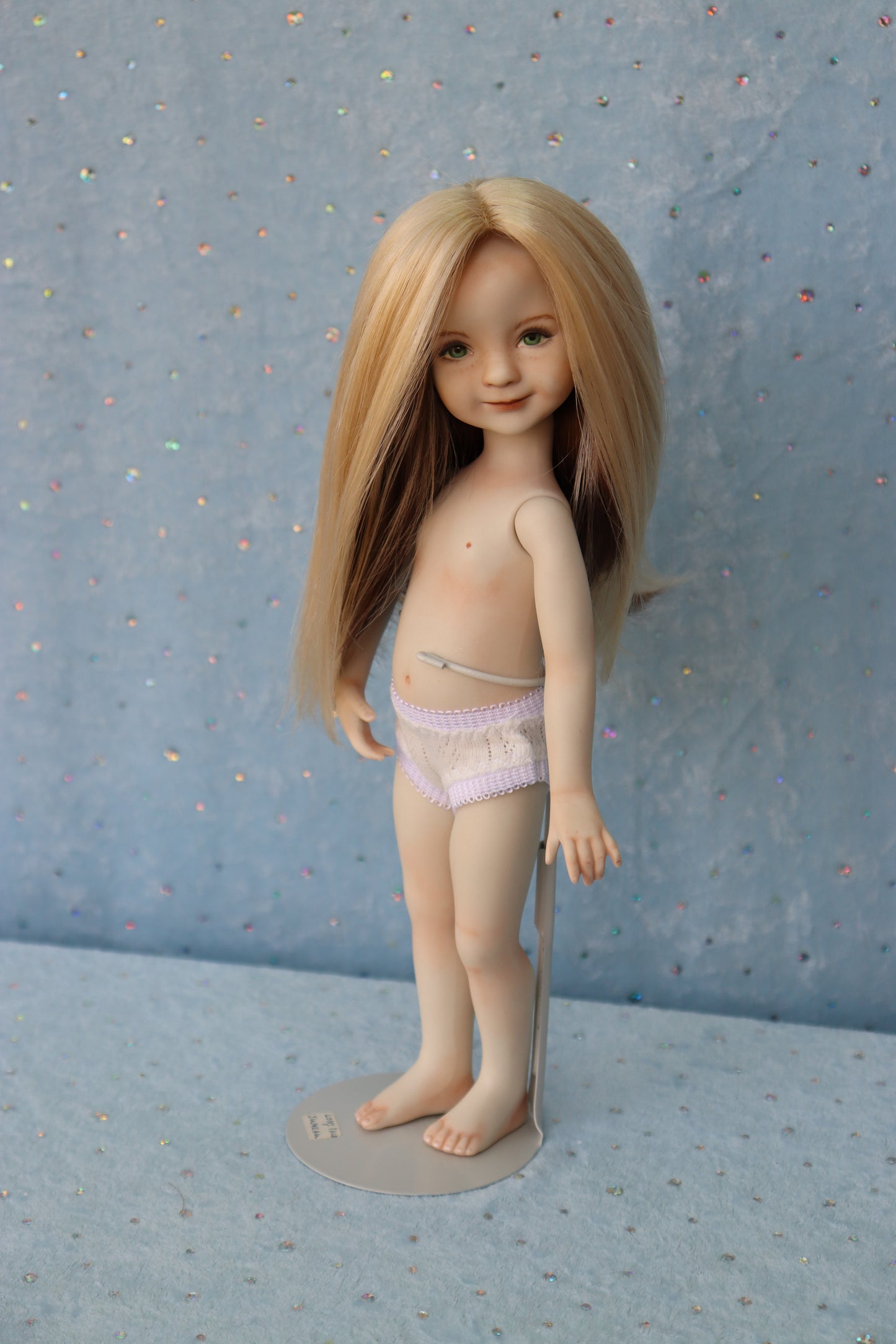 Little Darling 3 - OOAK - 11" Porcelain Doll - from Dianna Effner mold - MAFD