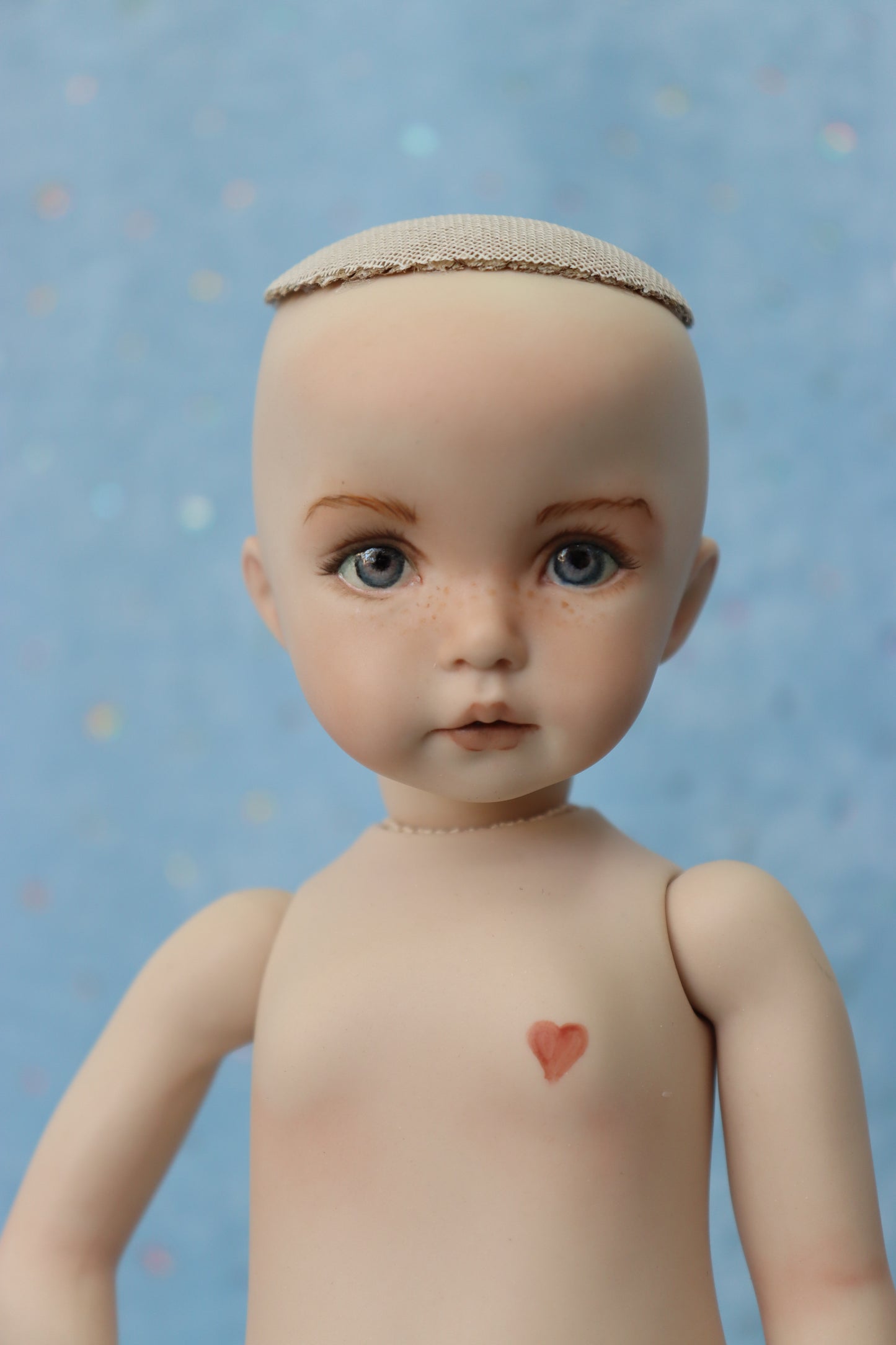 Little Lou - OOAK - 11" Porcelain Doll - from Dianna Effner mold - MAFD