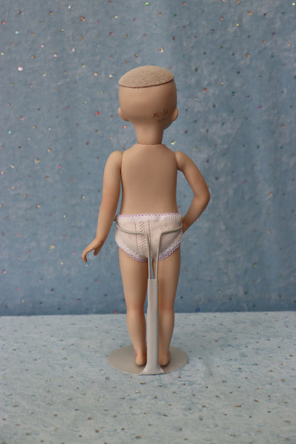 Little Lou - OOAK - 11" Porcelain Doll - from Dianna Effner mold - MAFD