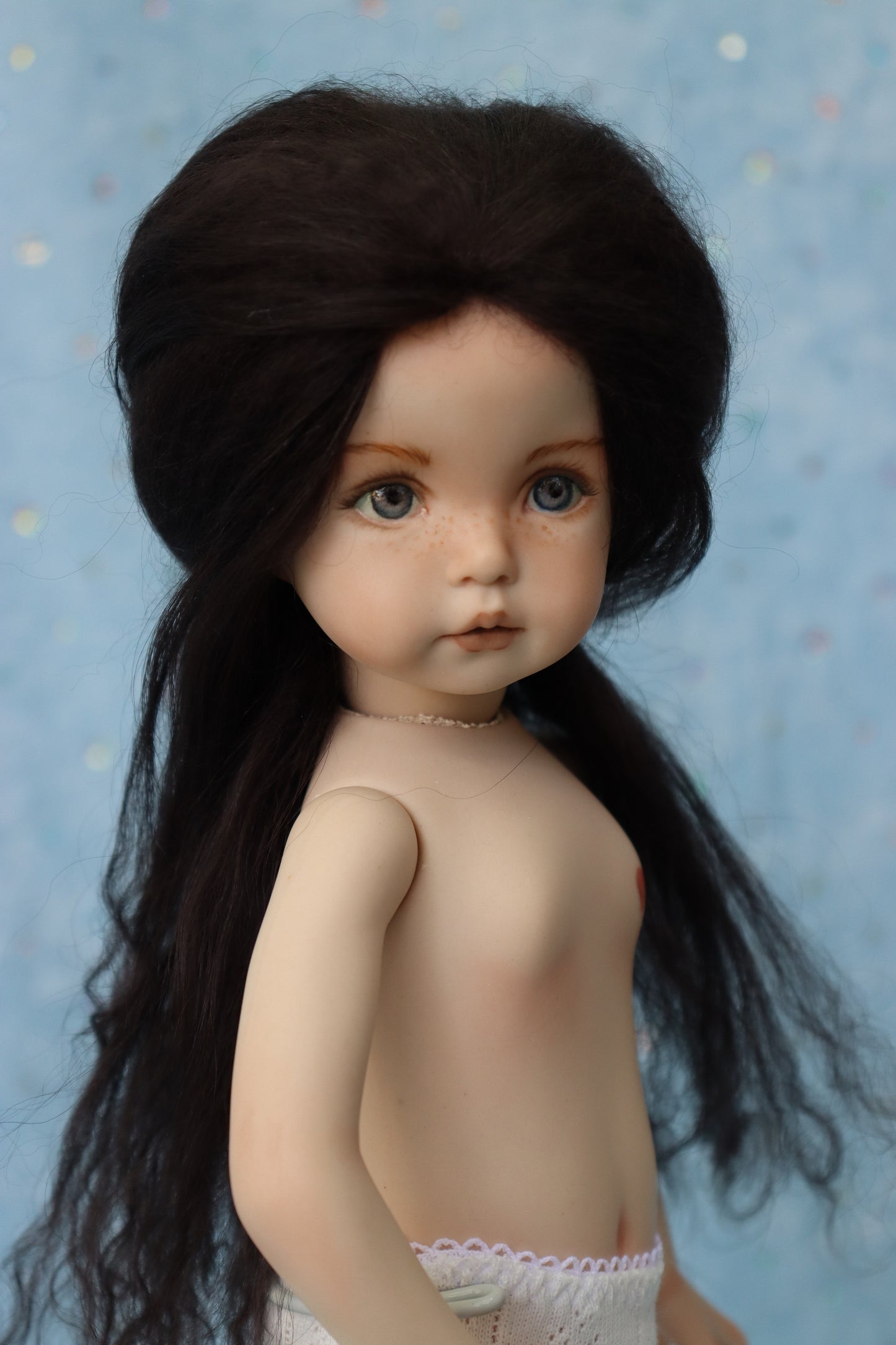 Little Lou - OOAK - 11" Porcelain Doll - from Dianna Effner mold - MAFD