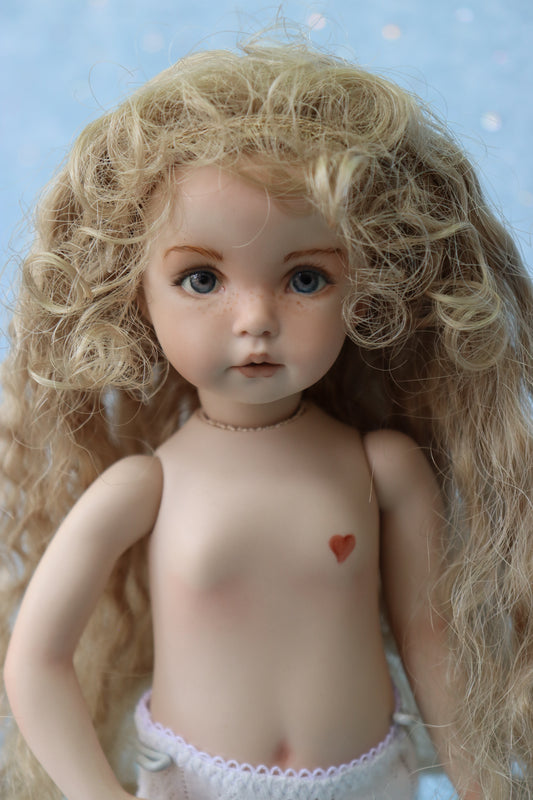 Little Lou - OOAK - 11" Porcelain Doll - from Dianna Effner mold - MAFD