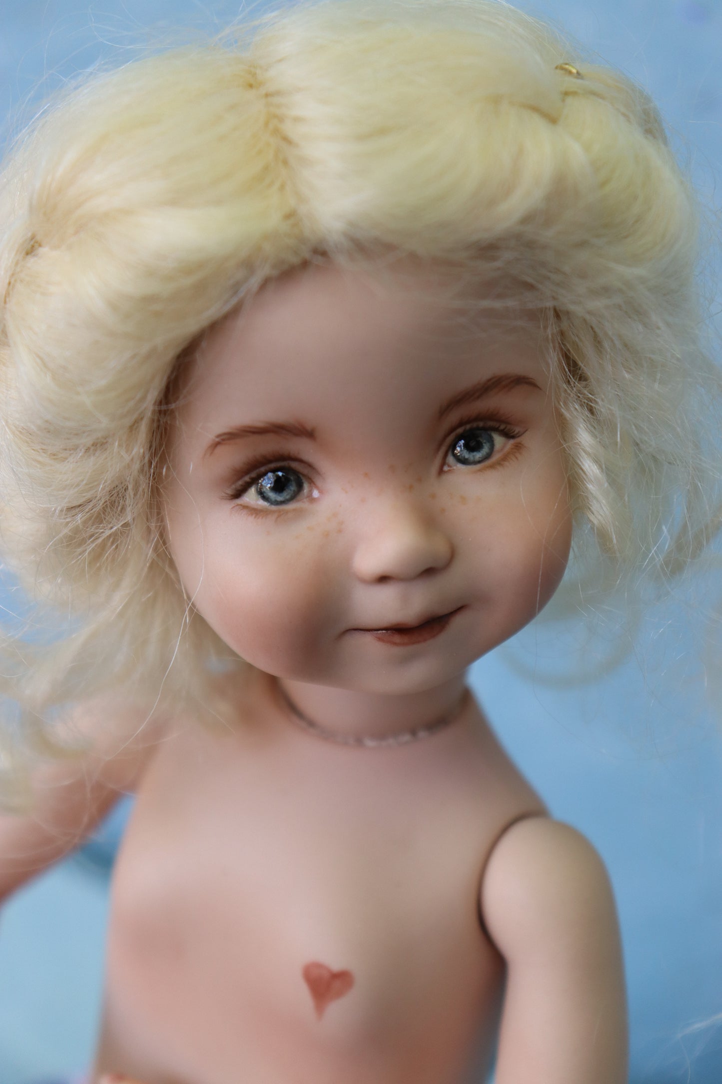 Little Lou II - OOAK - 11" Porcelain Doll - from Dianna Effner mold - MAFD
