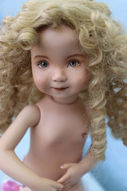Little Lou II - OOAK - 11" Porcelain Doll - from Dianna Effner mold - MAFD