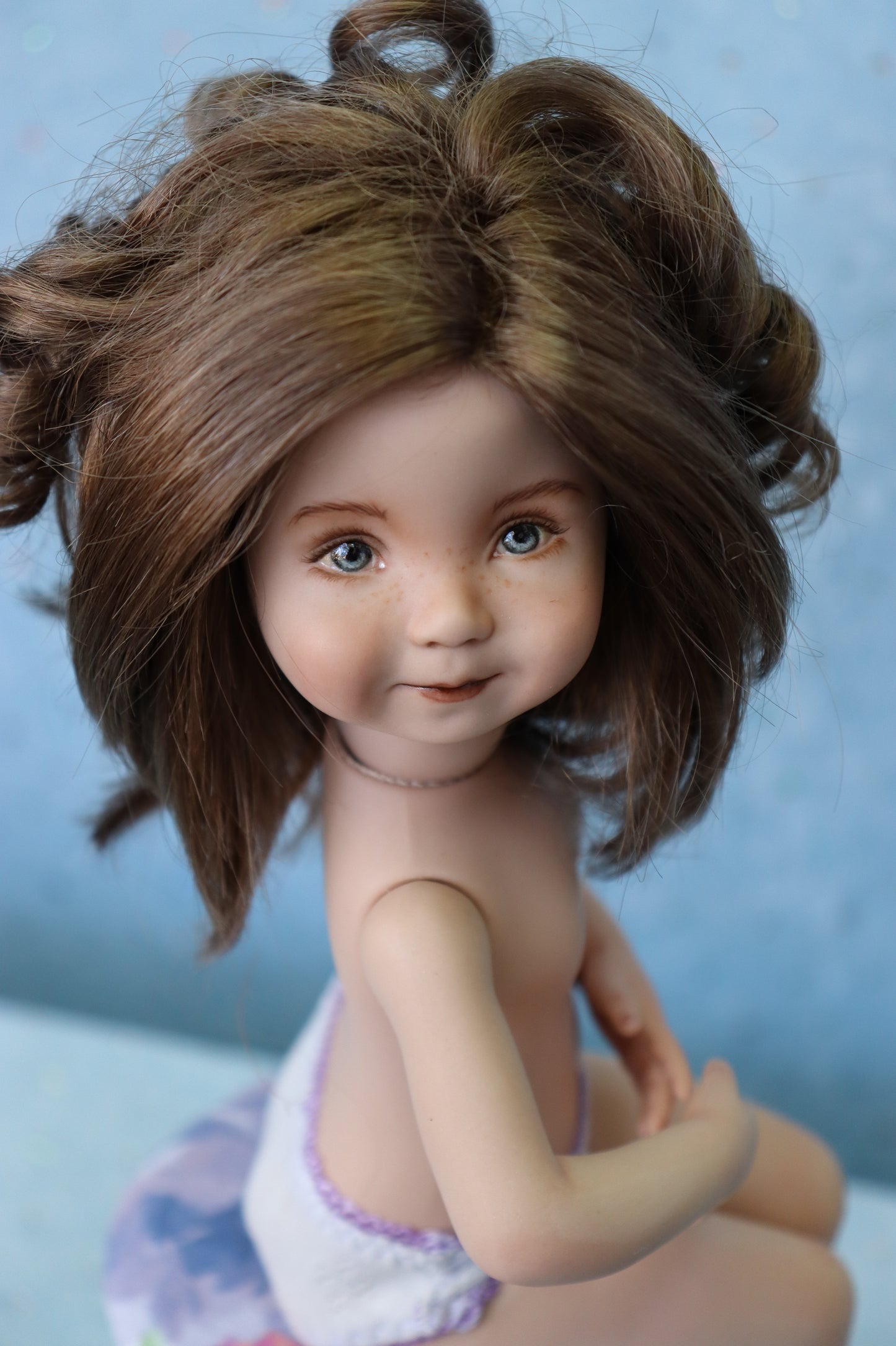Little Lou II - OOAK - 11" Porcelain Doll - from Dianna Effner mold - MAFD