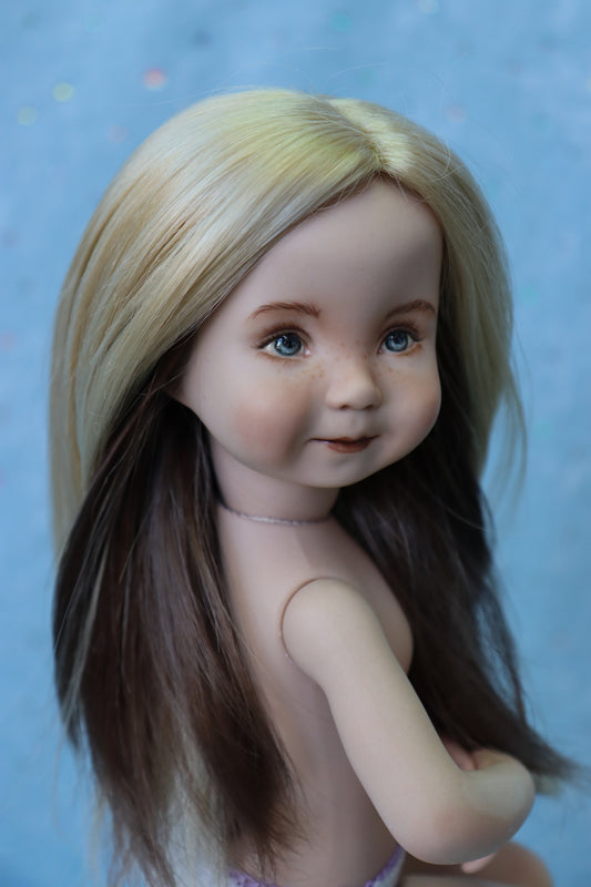 Little Lou II - OOAK - 11" Porcelain Doll - from Dianna Effner mold - MAFD