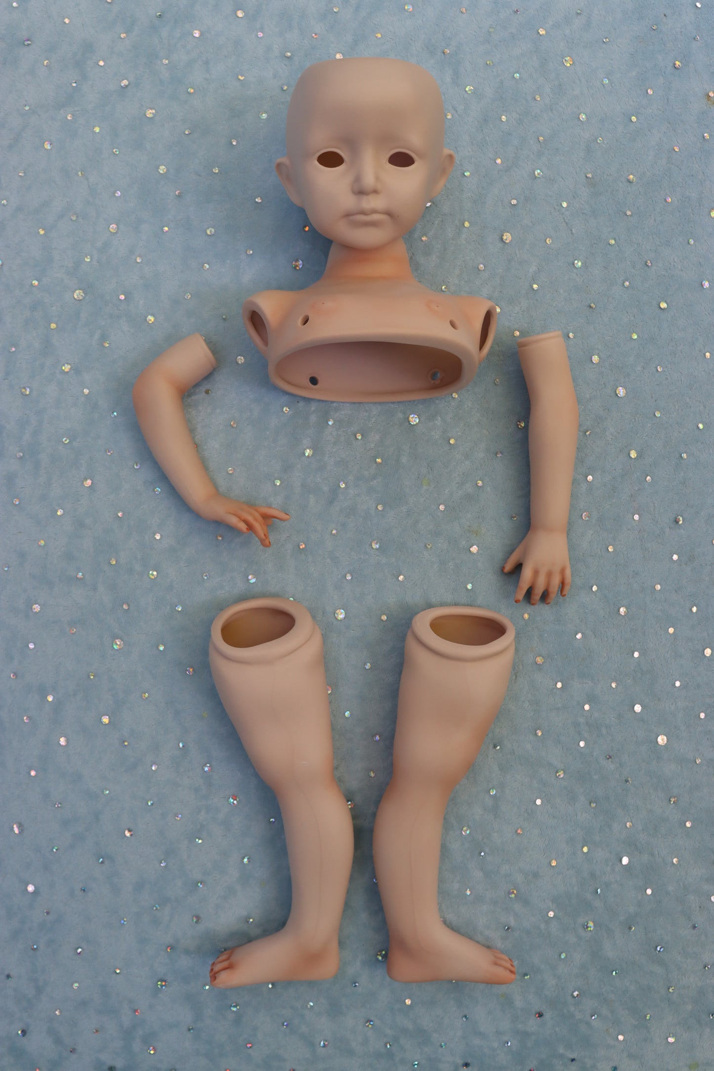 Laura - 15" - Porcelain Doll Kit - from Dianna Effner mold