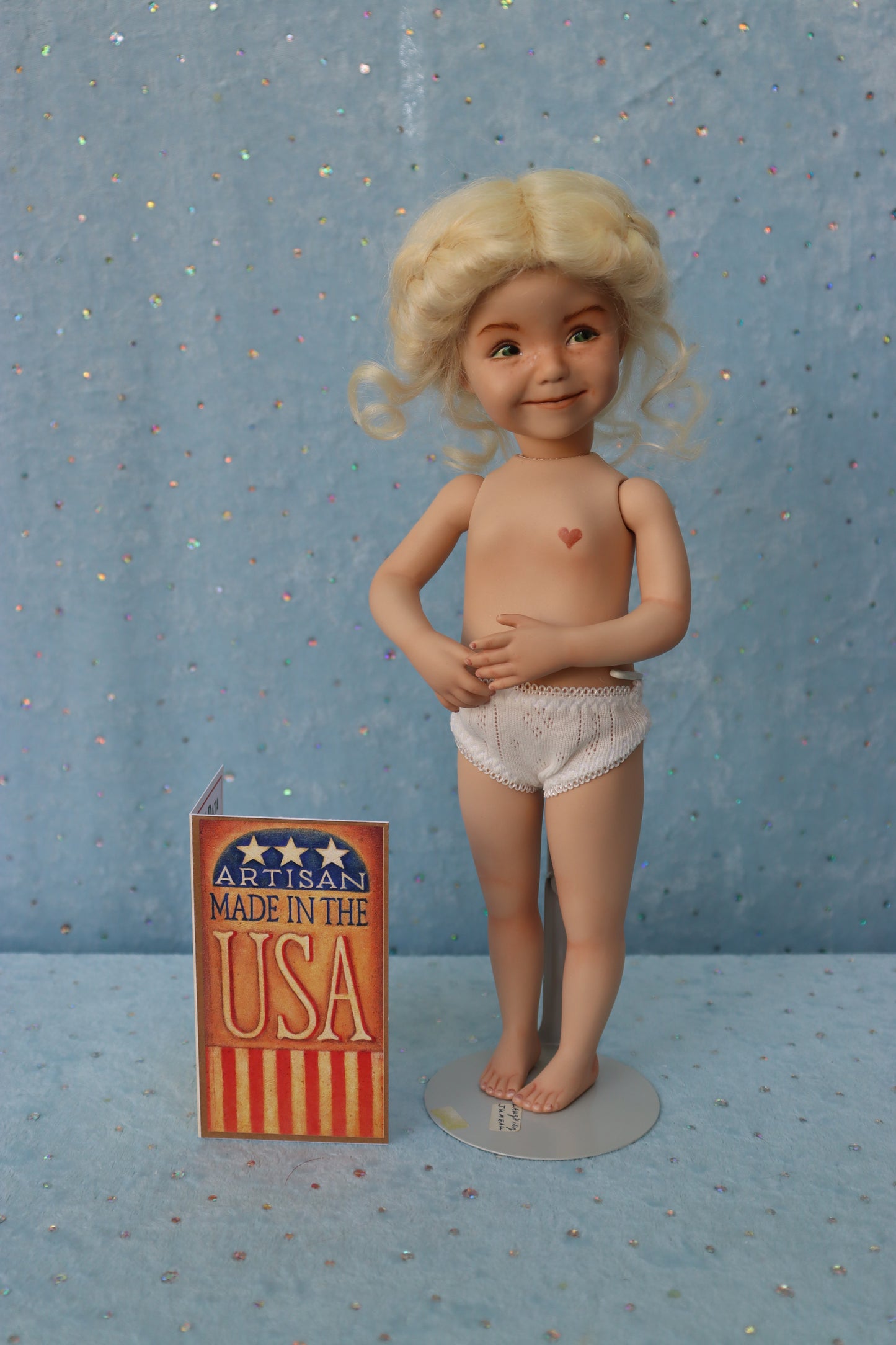 Linzee - OOAK - 11" Porcelain Doll - from Dianna Effner mold - MAFD