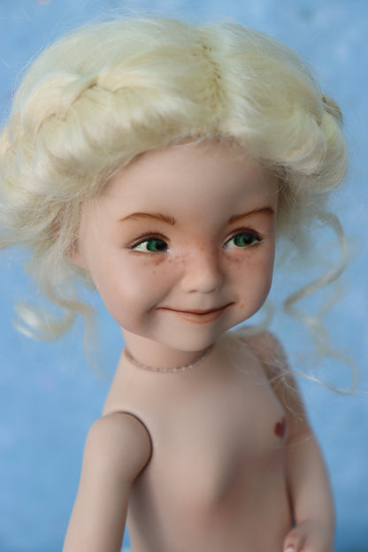 Linzee - OOAK - 11" Porcelain Doll - from Dianna Effner mold - MAFD