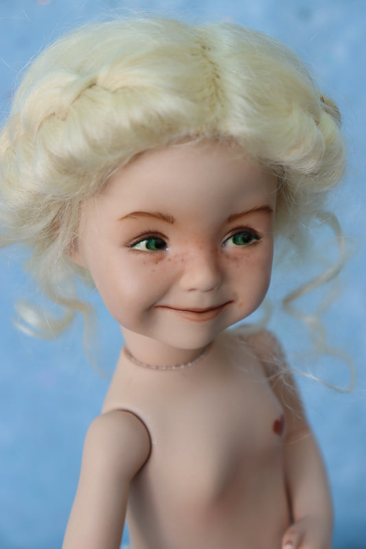 Linzee - OOAK - 11" Porcelain Doll - from Dianna Effner mold - MAFD
