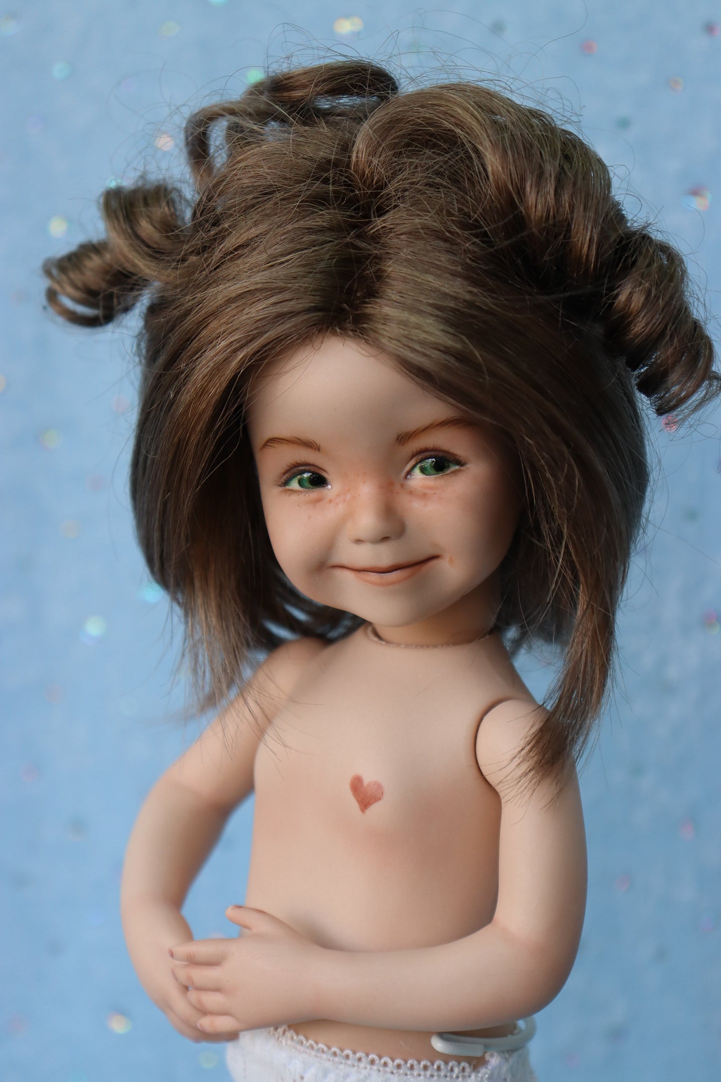 Linzee - OOAK - 11" Porcelain Doll - from Dianna Effner mold - MAFD
