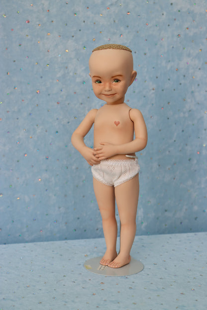 Linzee - OOAK - 11" Porcelain Doll - from Dianna Effner mold - MAFD