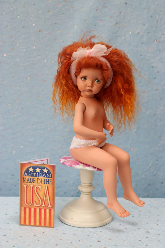 Molly - OOAK - 11" Porcelain Doll - from Dianna Effner mold - MAFD