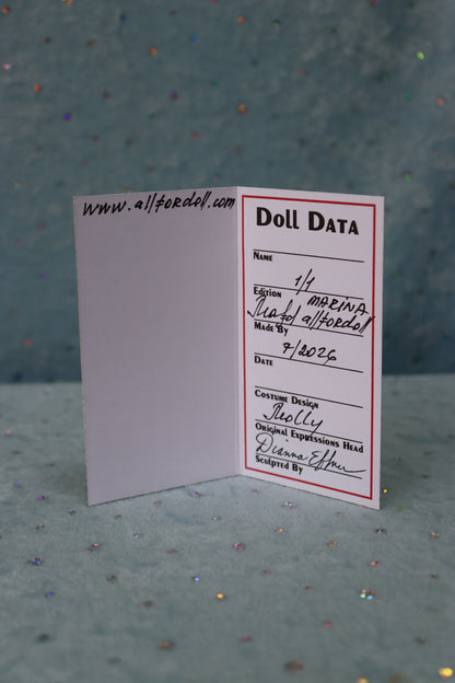 Molly - OOAK - 11" Porcelain Doll - from Dianna Effner mold - MAFD