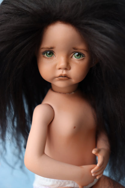Molly - OOAK - 11" Porcelain Doll - from Dianna Effner mold - MAFD