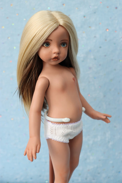 Nicole - OOAK - 12" Porcelain Doll - from Dianna Effner mold Expressions - MAFD