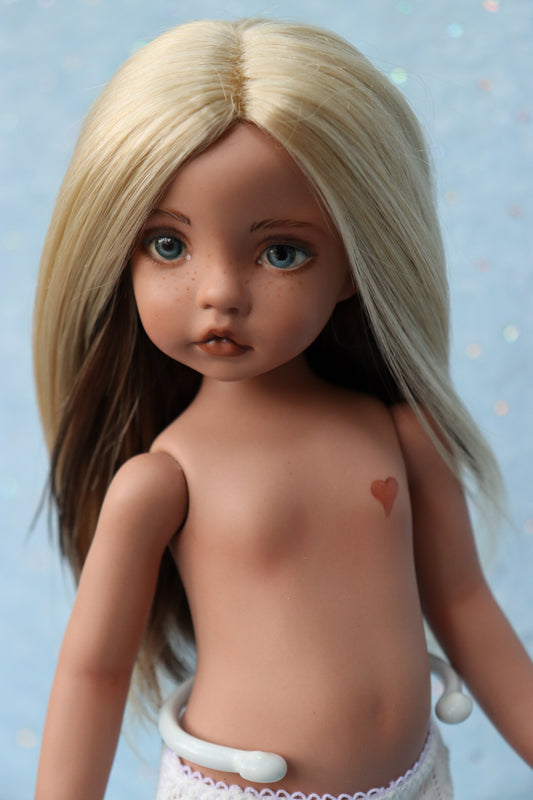 Nicole - OOAK - 12" Porcelain Doll - from Dianna Effner mold Expressions - MAFD