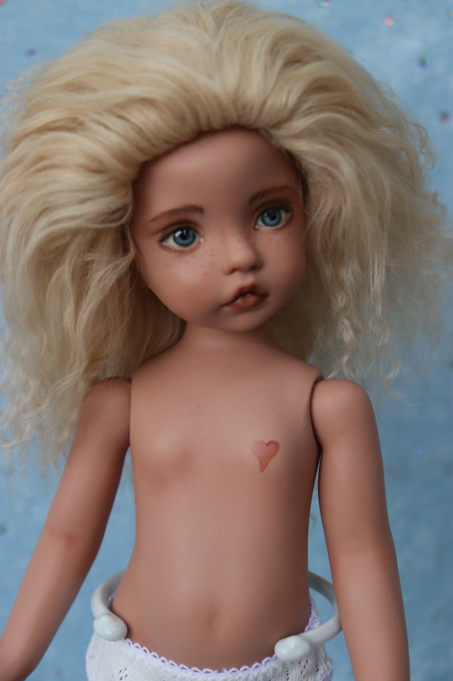 Nicole - OOAK - 12" Porcelain Doll - from Dianna Effner mold Expressions - MAFD